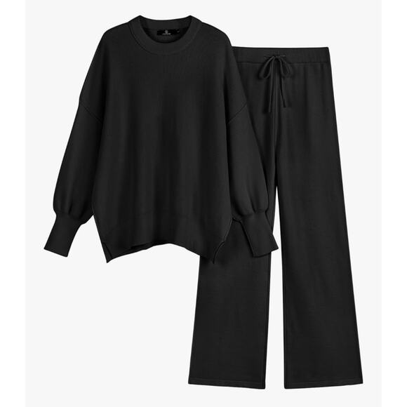 Women 2 Piece Outfits Sweatsuit Oversized Knit Small, Size M - Picture 1 of 7